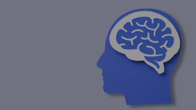 silueta de un cerebro
