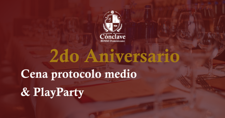 Cena Protocolar de Protocolo Medio & Play Party Privada
